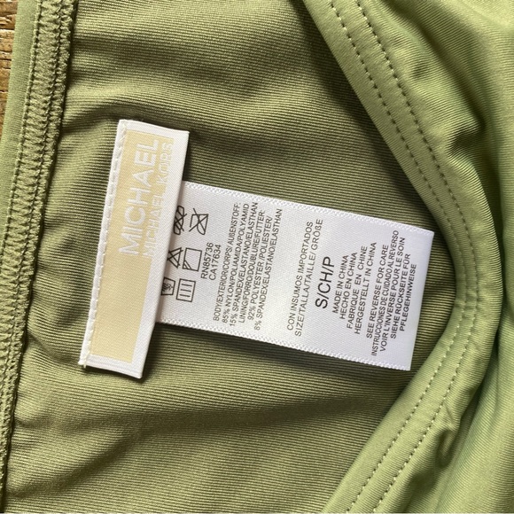 Michael Kors Logo-Ring Halter 2 Piece Bikini Size Small NWT - Picture 2 of 5